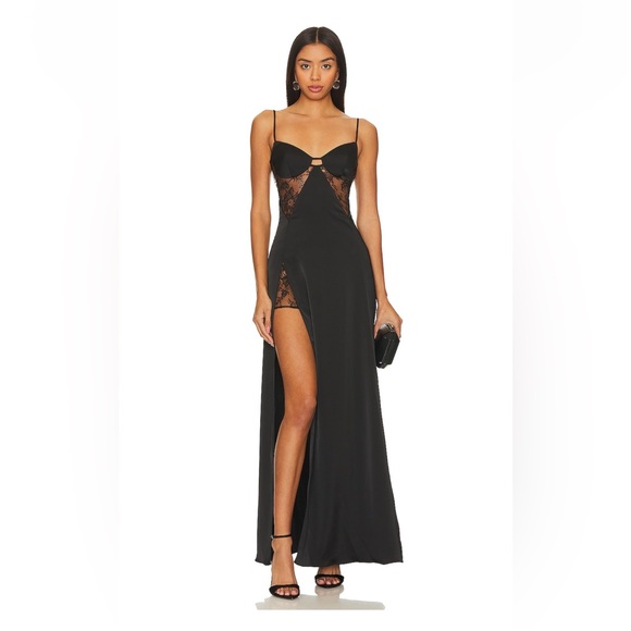 Katie May Ariana Gown in Black